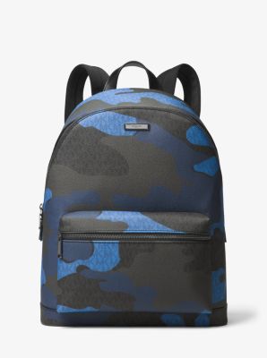 Jet Set Logo and Camouflage Backpack 