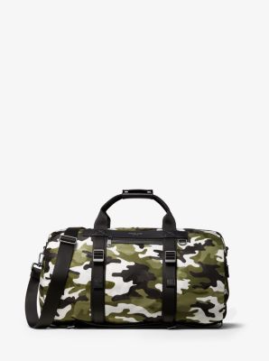 Kent Camouflage Nylon Convertible Duffle Bag | Michael Kors