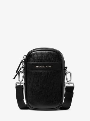 Greyson Pebbled Leather Smartphone Crossbody Bag