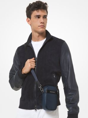 Greyson Pebbled Leather Smartphone Crossbody Bag