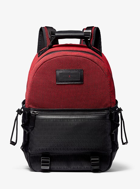 KORS X Tech Two-Tone Sport Backpack - RED/BLACK - 33F9TKKB6O