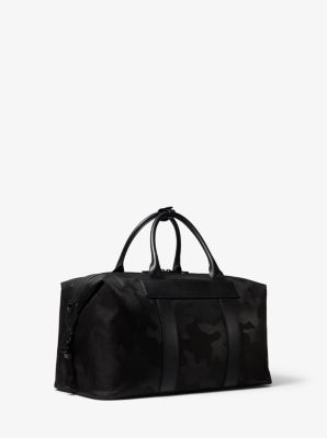 Michael kors discount camo duffle bag