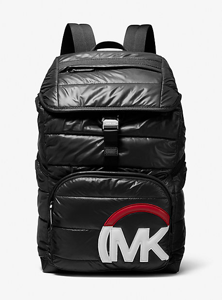 Brooklyn Quilted Woven Backpack