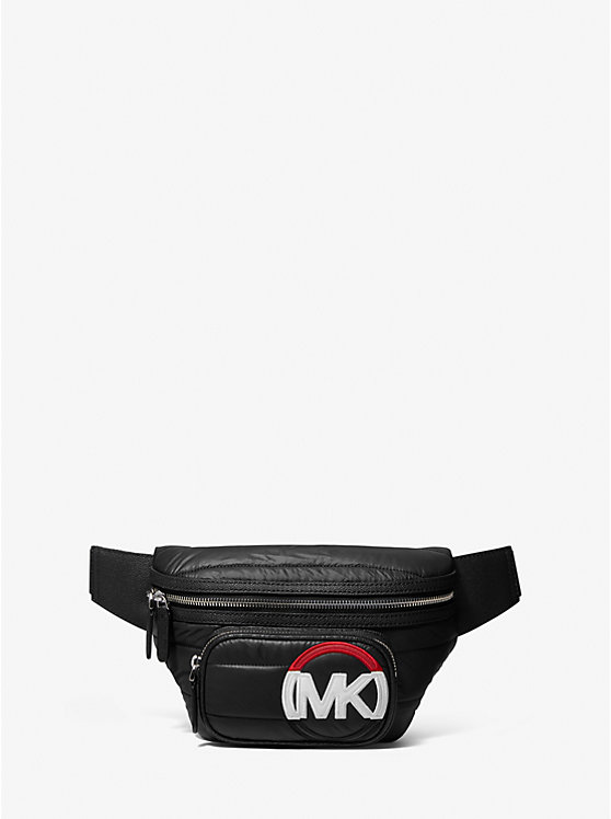 Brooklyn Quilted Woven Belt Bag image number 0