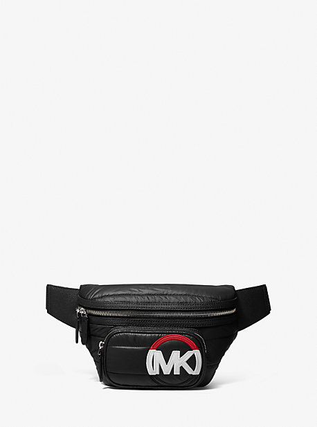 Brooklyn Quilted Woven Belt Bag