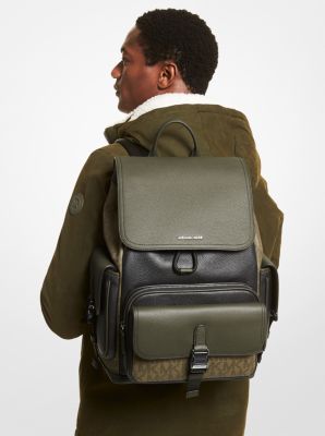 【使い勝手の良い】 | Backpack Leather and Logo Hudson Michael [US] Kors バッグ