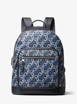 Hudson Graphic Logo Backpack in ADMIRAL MLTI | Michael Kors