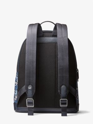 Hudson Graphic Logo Backpack in ADMIRAL MLTI | Michael Kors