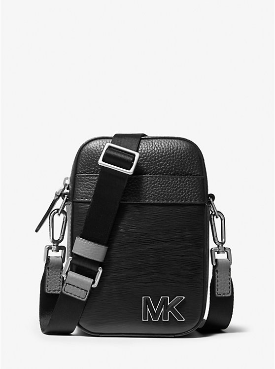 Hudson Color-Block Leather Smartphone Crossbody Bag image number 0