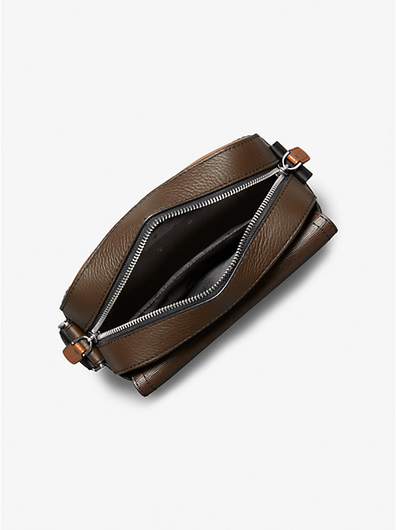 Hudson Color-Blocked Leather Messenger Bag image number 1