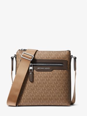 Michael Kors Signature Bag Leather Exterior Crossbody Bags