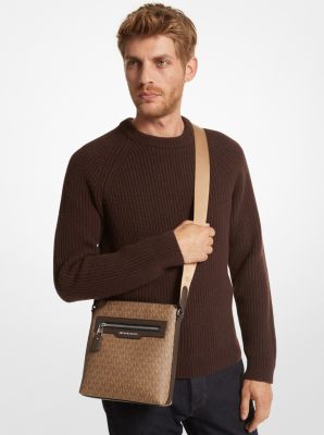 Hudson Medium Signature Logo Crossbody Bag | Michael Kors [US]