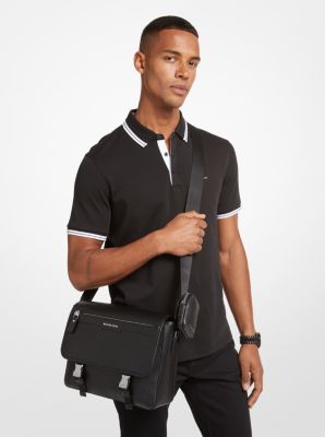 Messenger-Tasche Hudson aus gekrispeltem Leder mit Täschchen image number 3