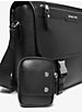 Hudson Pebbled Leather Messenger Bag with Pouch image number 4