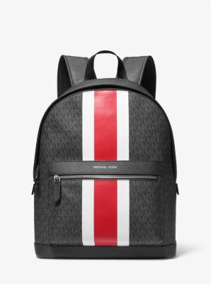 Michael Kors, Bags, Black White Red Michael Kors Backpack