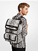 Varick Snake Embossed Leather Utility Backpack image number 3