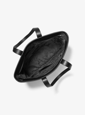Varick Snake Embossed Leather Tote Bag image number 1