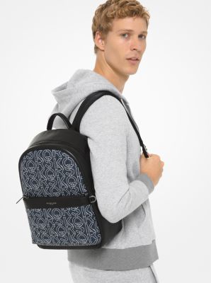 Greyson Color Block Logo Backpack Michael Kors