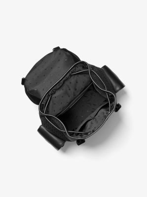 Sac &agrave; dos Greyson en mat&eacute;riaux multiples &agrave; logo