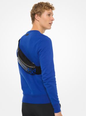 Greyson Logo Leather Sling Pack