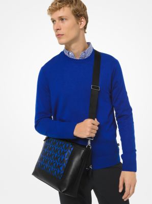 Sac fourre-tout Greyson en cuir &agrave; logo