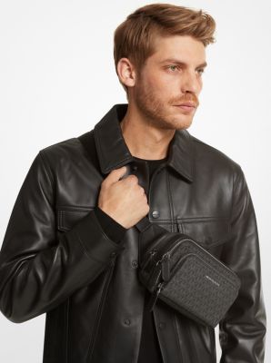 Hudson Pebbled Leather Sling Pack
