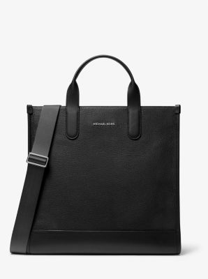 Hudson Pebbled Leather Tote Bag