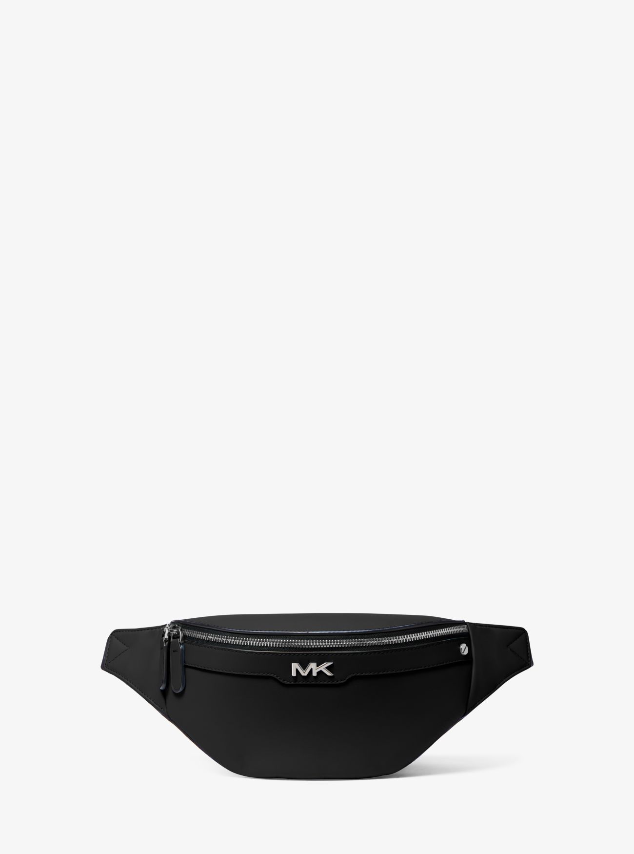 MK Varick Small Leather Belt Bag - Black - Michael Kors