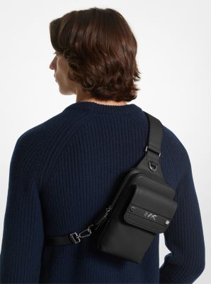 Varick Medium Leather Sling Pack