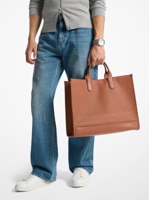 Hudson Pebbled Leather Tote Bag