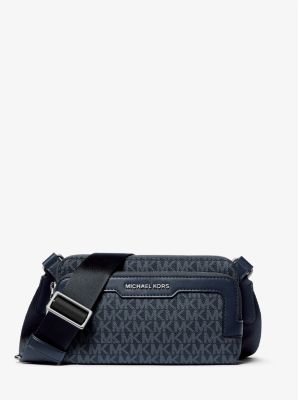 Sac à bandoulière Hudson à logo Signature in ROBE BLEU BLEU CLAIR | Michael Kors