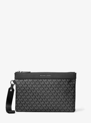 Brooklyn Printed Signature Logo Travel Pouch