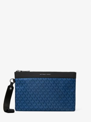 Brooklyn Printed Signature Logo Travel Pouch