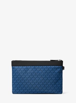 Brooklyn Printed Signature Logo Travel Pouch