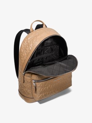Hudson Medium Logo Embossed Dome Backpack