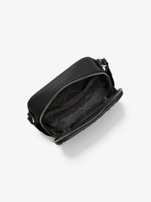 Crossbodytas Hudson met logo in reliëf in ZWART | Michael Kors