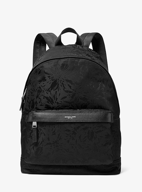 Kent Floral Nylon Jacquard Backpack - BLACK - 33R8LKNB2U