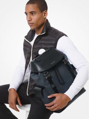 Michael Kors Greyson Monogram Backpack in Blue for Men