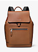 Hudson Pebbled Leather Backpack image number 0