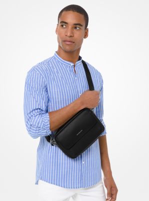 Hudson Colorblocked Small Messenger Bag