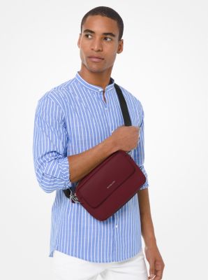 Hudson Pebbled Leather Crossbody Bag