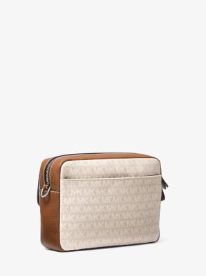 Hudson Logo Jacquard and Pebbled Leather Crossbody Bag image number 2