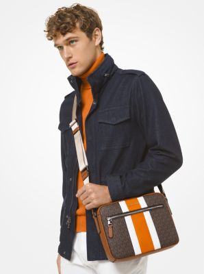 Hudson Logo Stripe Camera Bag Michael Kors Canada
