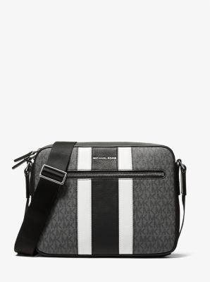 Hudson Logo Stripe Camera Bag Michael Kors