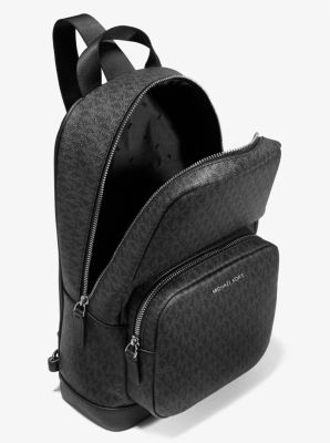 Hudson Logo Sling Pack in BLACK | Michael Kors