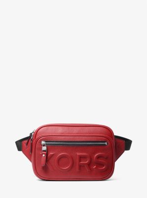 michael kors red fanny pack