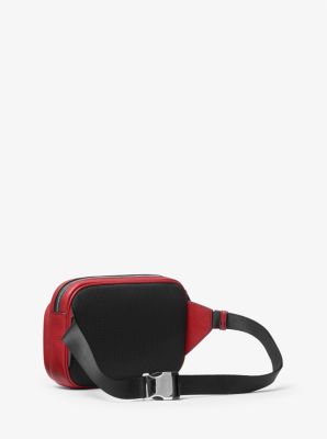 Hudson Embossed Leather Belt Bag