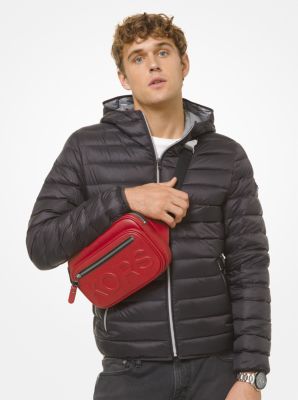 Hudson Embossed Leather Belt Bag