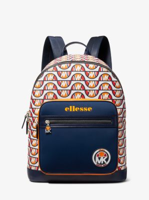 MK X ellesse Hudson Printed Canvas Backpack | Michael Kors