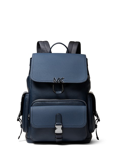 Hudson Leather Backpack - NAVY - 33S2MHDB2T
